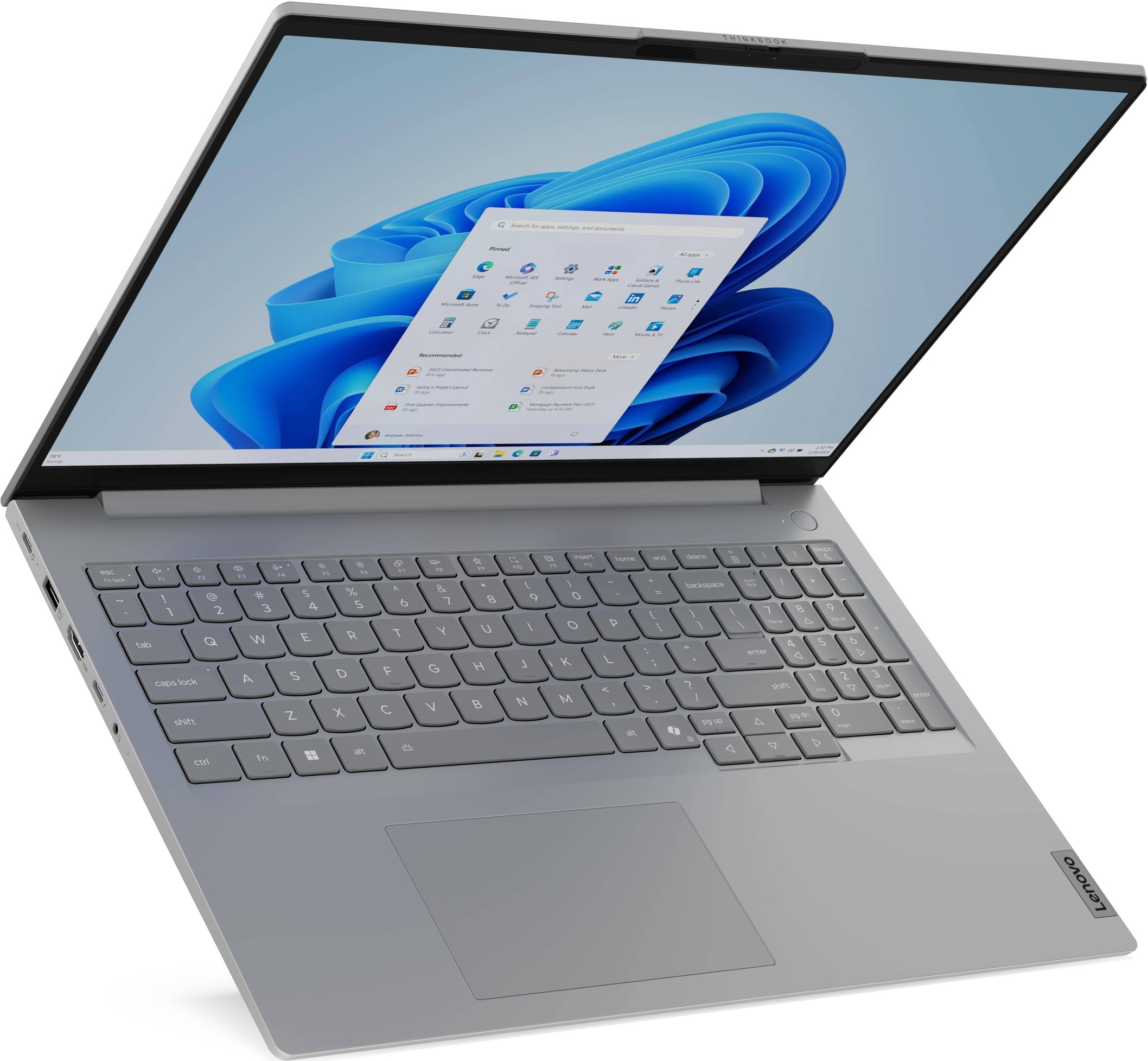Ноутбук LENOVO ThinkBook 16-G8 (21SH00ALRA) фото 6