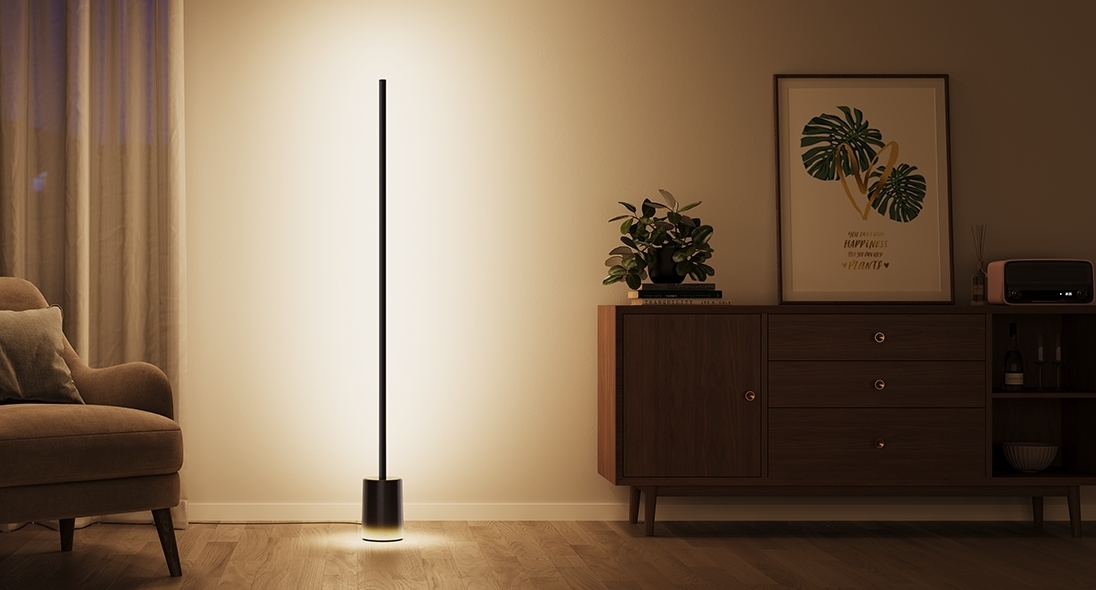 Торшер умный Govee H607C Floor Lamp 2, 1725Lm, RGBICWW, WI-FI/Bluetooth, черный (H607C311) фото 5
