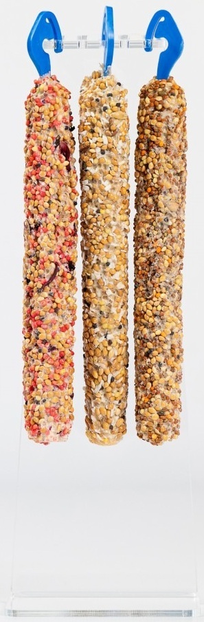 Лакомство для волнистых попугаев Природа Колосок Коктейль гибискус чумиза кокос 90г фото 3