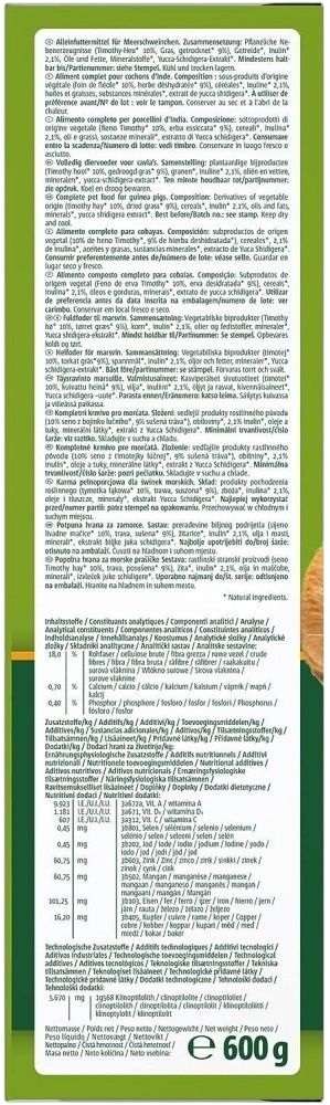 Корм для декоративных грызунов и морских свинок Vitakraft Premium Menu Vital 600г фото 2