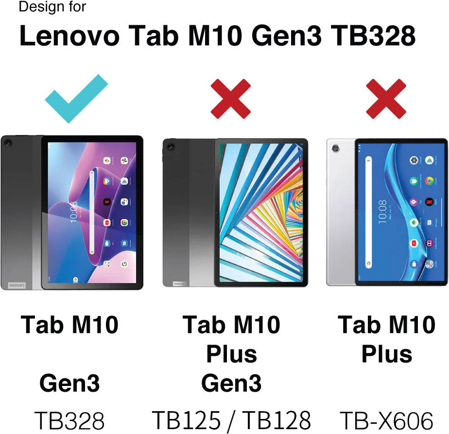 Чехол для планшета Tab M10 Gen3 (TB328) Rugged Case (ZG38C06811) фото 6