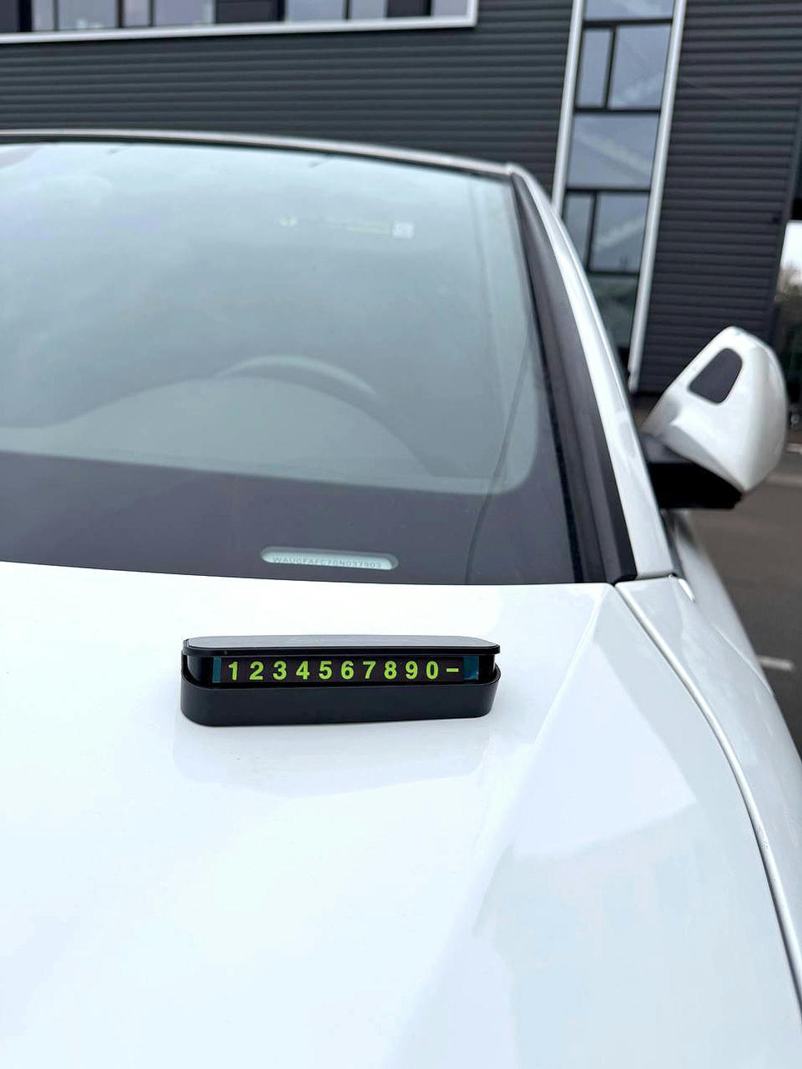 Автовизитка парковочная Poputchik с номером телефона на панель (16120-IS) фото
