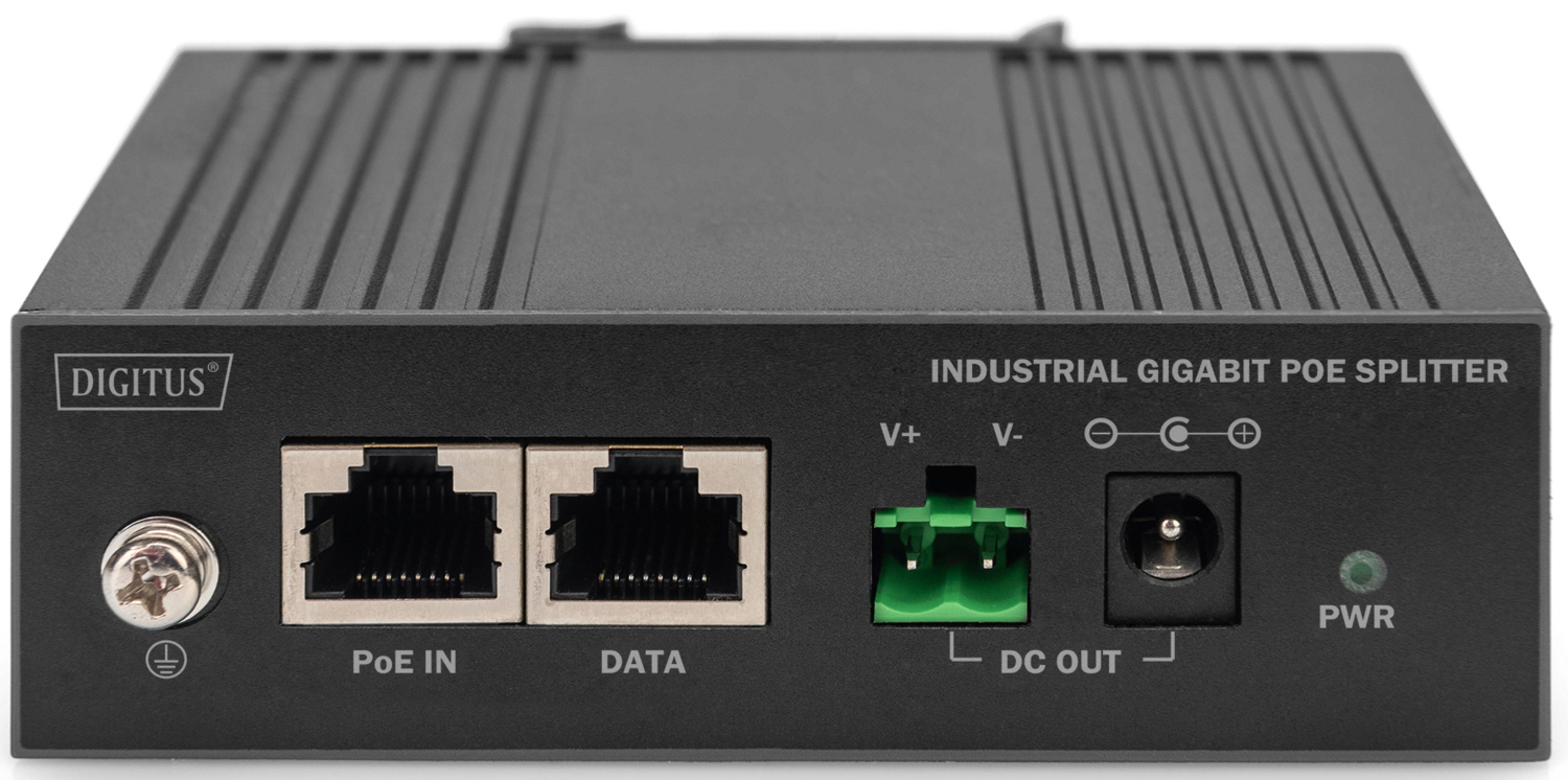 Разветвитель DIGITUS Gigabit Ethernet PoE splitter Industrial 60W (DN-651140) фото