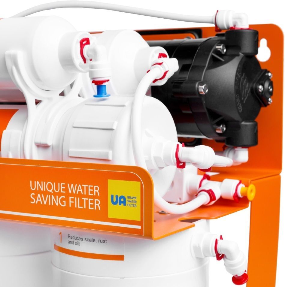 Фільтр зворотного осмосу Ecosoft Absolute з мінералізатором та помпою на станині (MO675MPSECO)фото