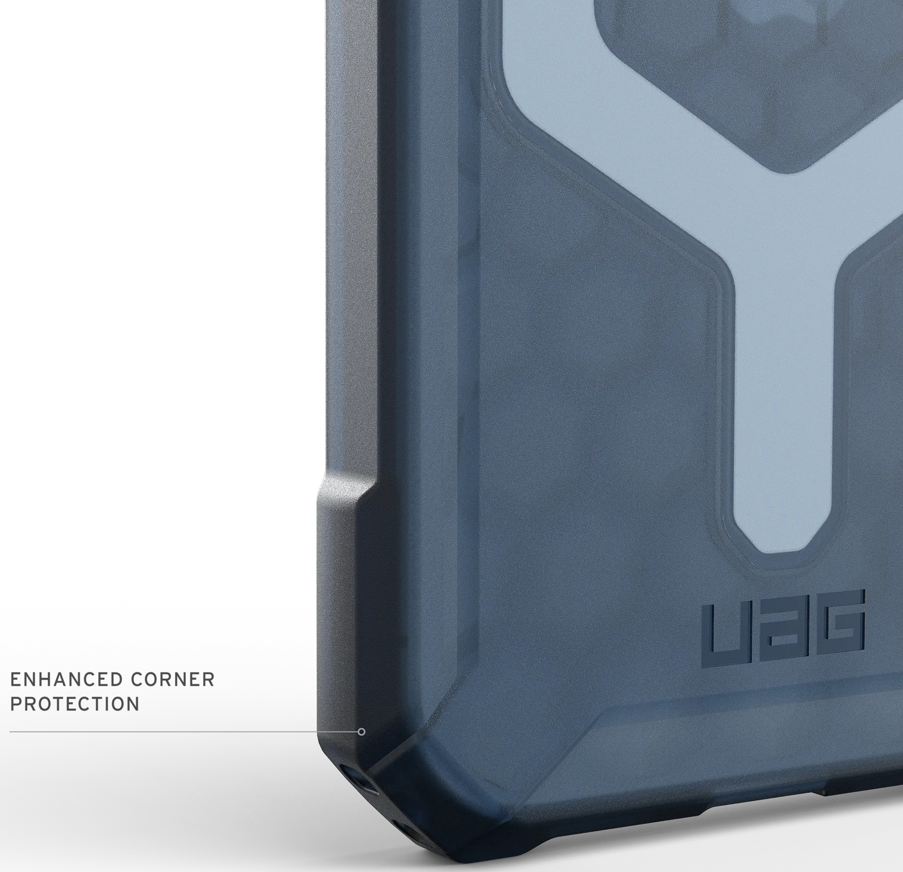 Чехол UAG для iPhone 16e (4th Gen, 2025), Essential Armor MagSafe, Cloud Blue (114496114151) фото 