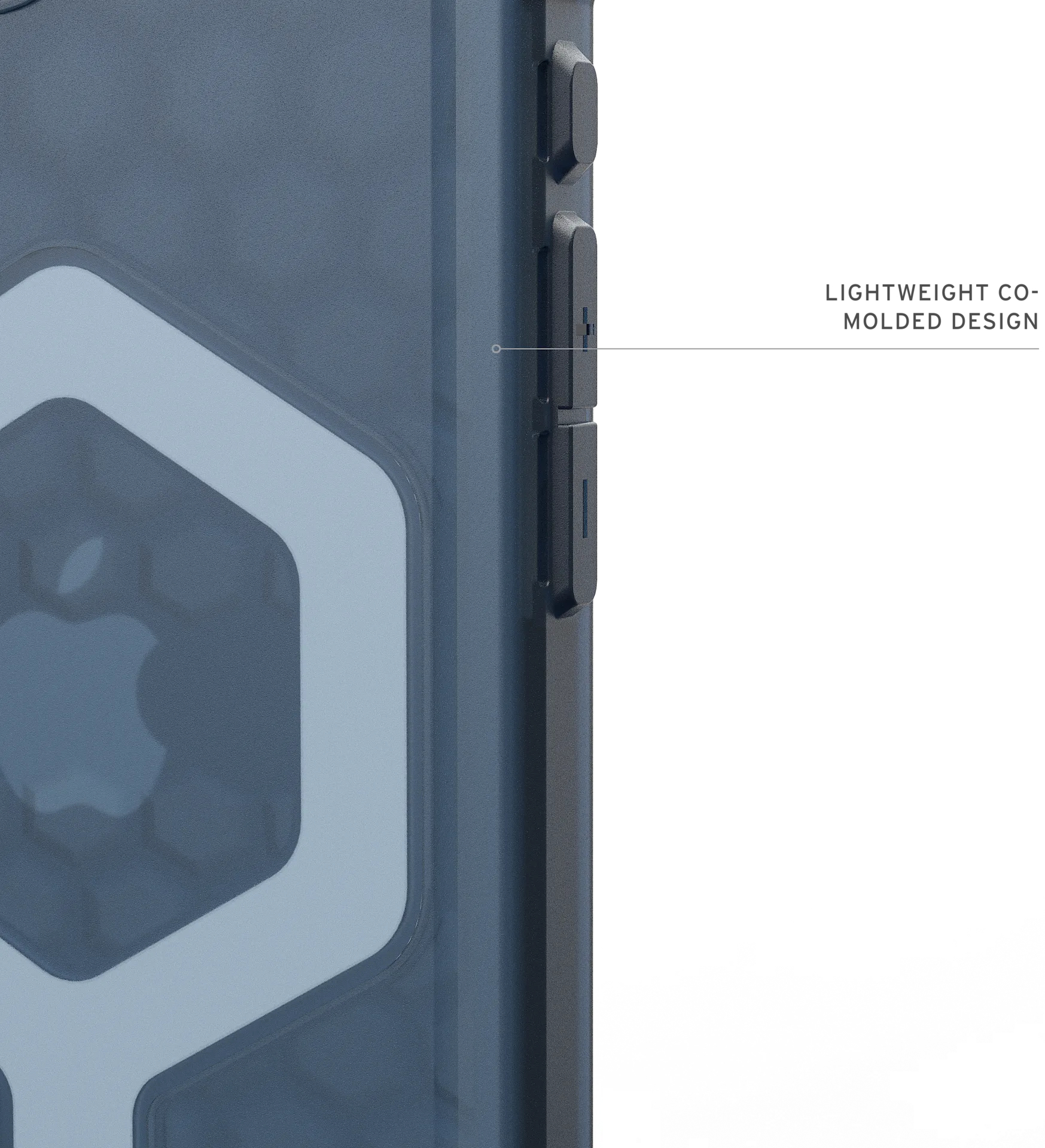 Чехол UAG для iPhone 16e (4th Gen, 2025), Essential Armor MagSafe, Cloud Blue (114496114151) фото 