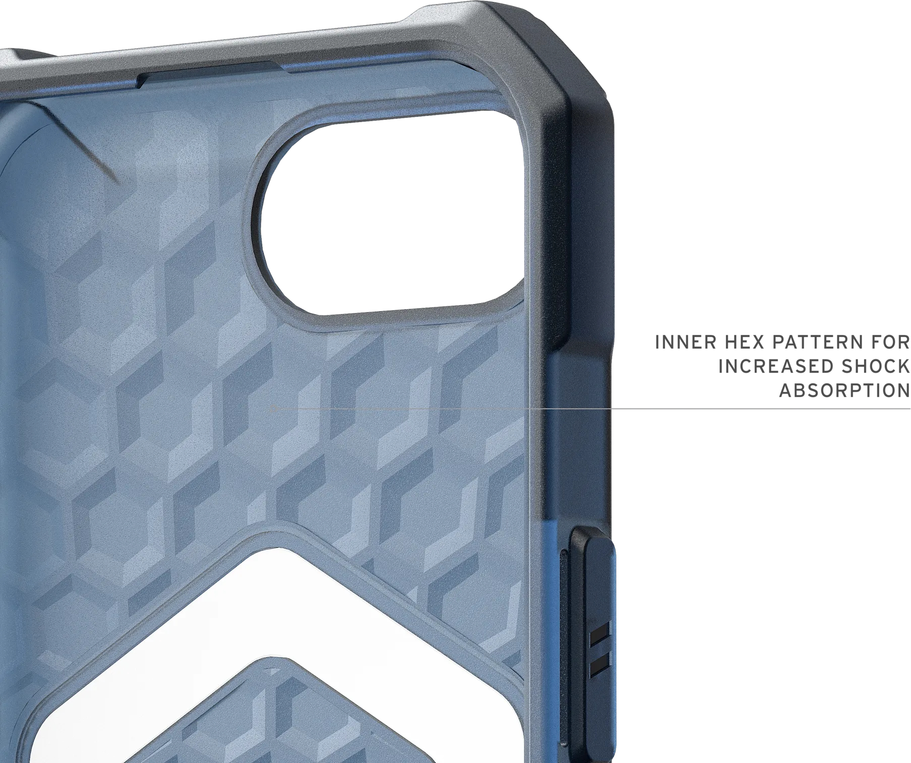 Чехол UAG для iPhone 16e (4th Gen, 2025), Essential Armor MagSafe, Cloud Blue (114496114151) фото 