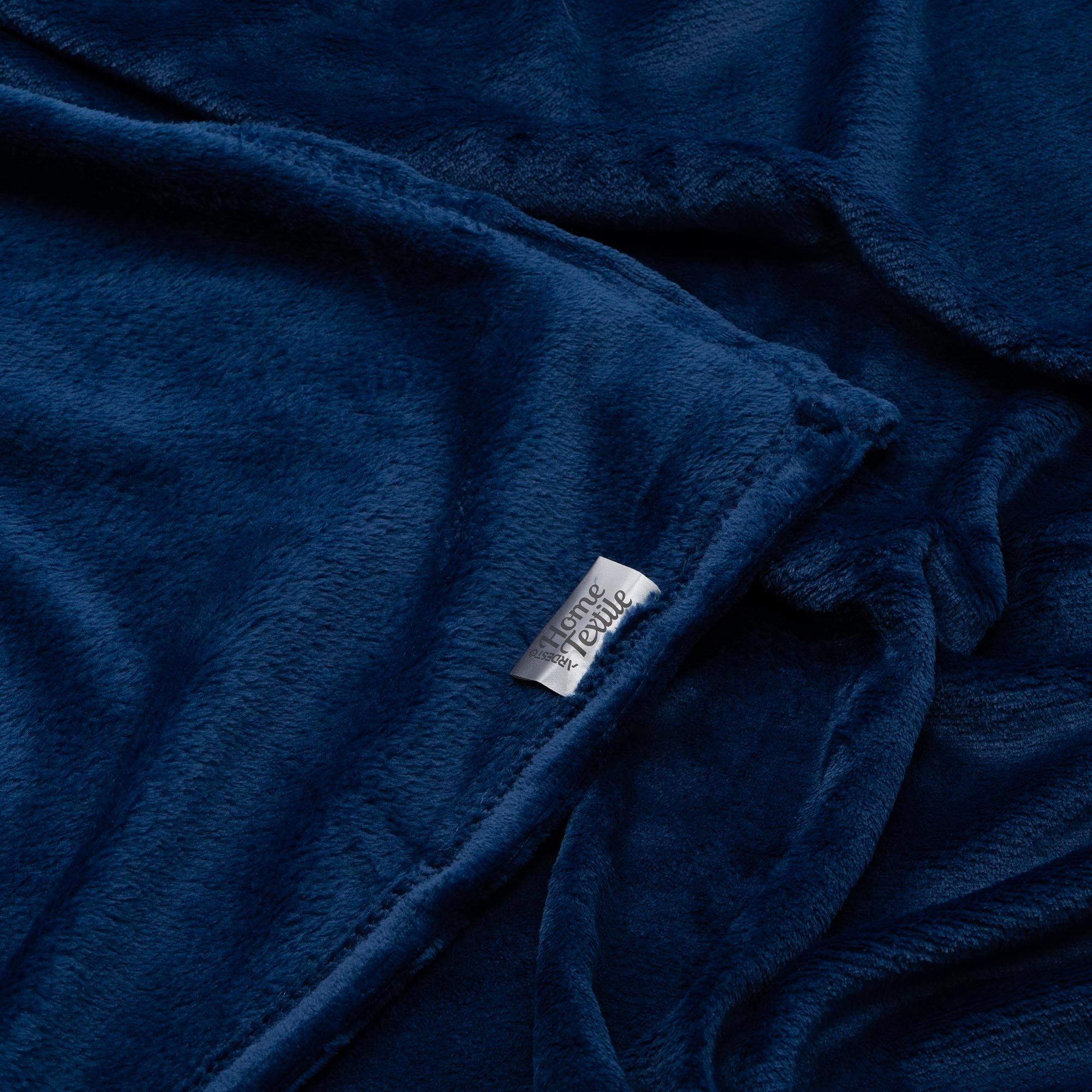 Набір пледів Flannel 160х200см геометрія, синій (ART0104PB_ART0211SB)фото