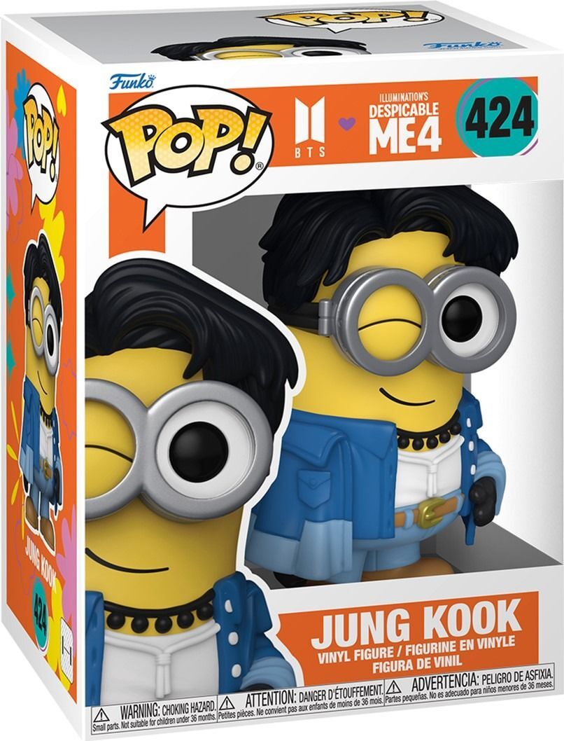 Коллекционная фигурка Funko POP Rocks: Minions X BTS - Jung Kook (889698859660) фото 2