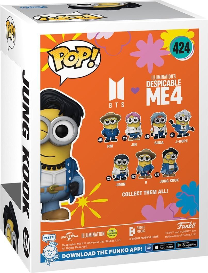 Коллекционная фигурка Funko POP Rocks: Minions X BTS - Jung Kook (889698859660) фото