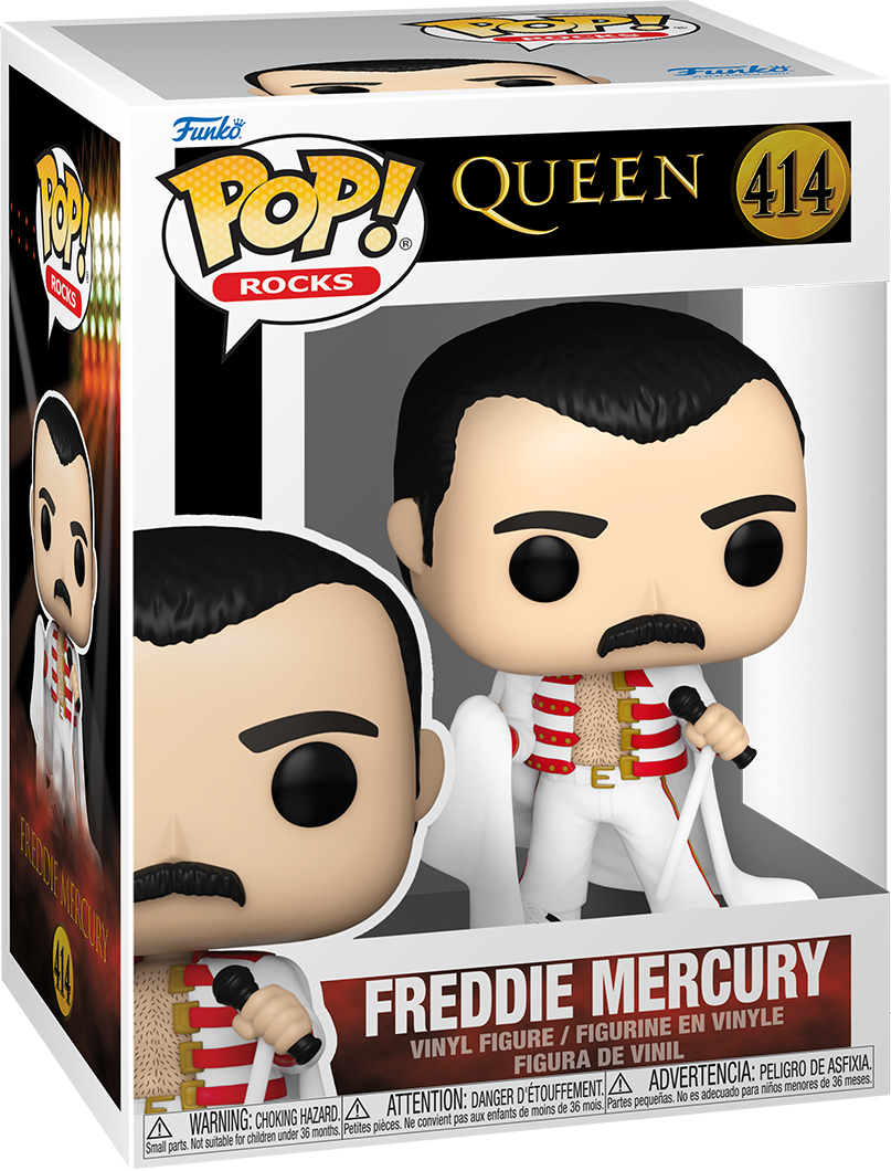 Коллекционная фигурка Funko POP Rocks: Queen- Freddie Mercury With Cape (889698753746) фото 2