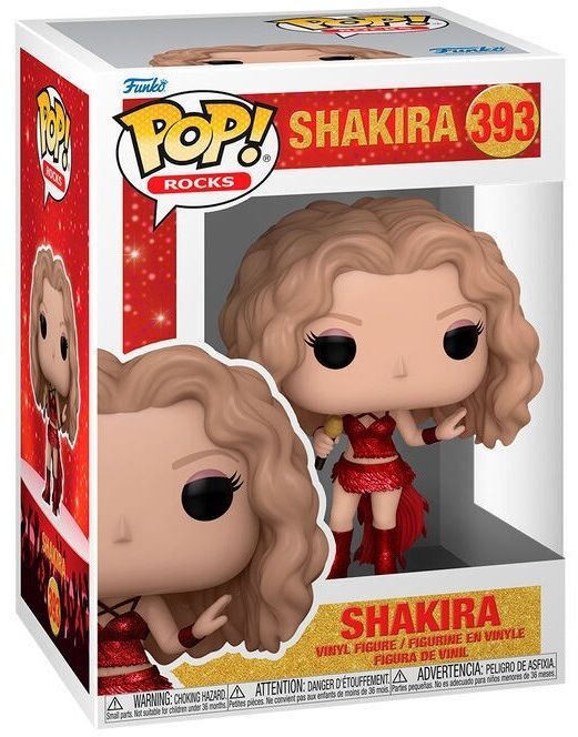 Колекційна фігурка Funko POP Rocks: Shakira (Super Bowl) (889698848251)фото2