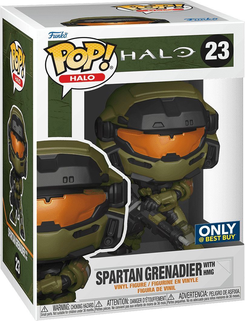 Колекційна фігурка Funko POP Games: Halo Infinite - Spartan Grenadier with HMG (889698593373)фото2