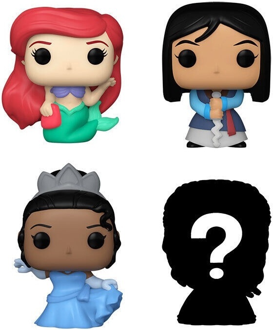 Колекційна фігурка Funko POP (Bitty): Disney - Ariel 4pk (889698730273)фото3