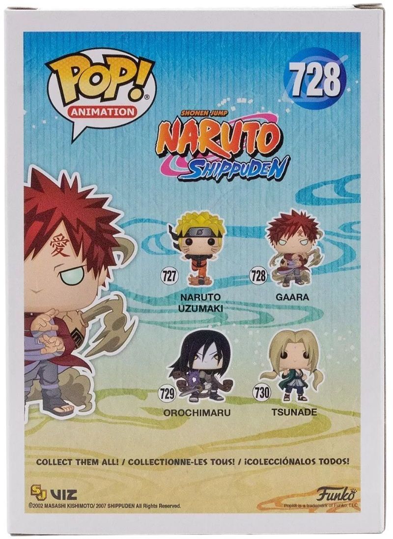 Коллекционная фигурка Funko POP Animation: Naruto - Gaara (889698466271) фото 4