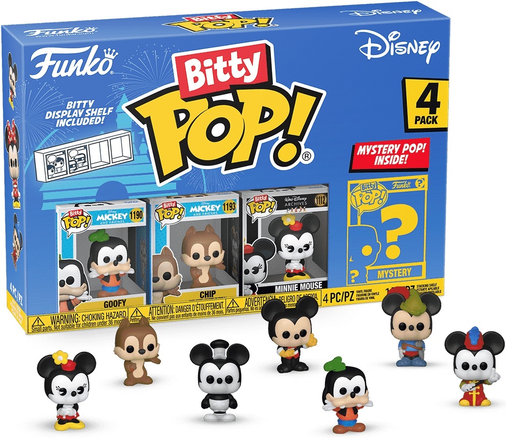 Колекційна фігурка Funko POP (Bitty): Disney - Goofy 4pk (889698713221)фото2
