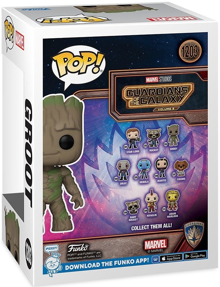 Колекційна фігурка Funko POP: Marvel - Guardians of the Galaxy - Groot (889698675109)фото3