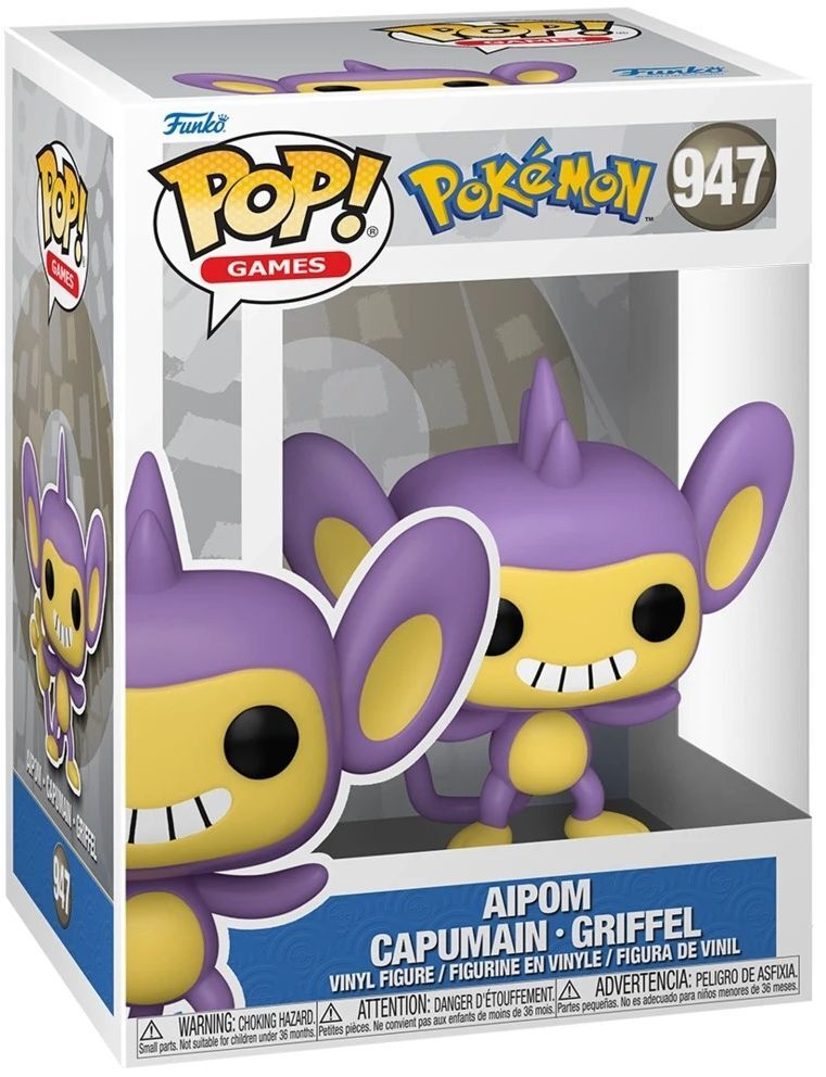 Колекційна фігурка Funko POP Games: Pokemon - Aipom (889698690829)фото2