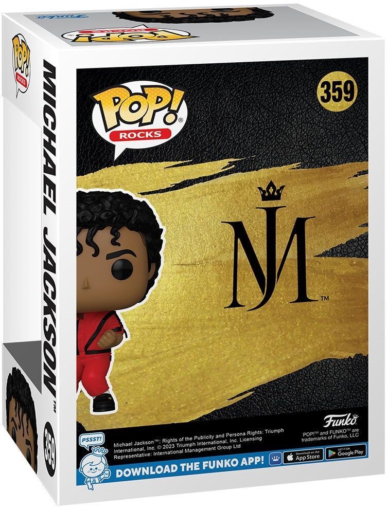 Коллекционная фигурка Funko POP Rocks: Michael Jackson (Thriller) (889698725910) фото 3