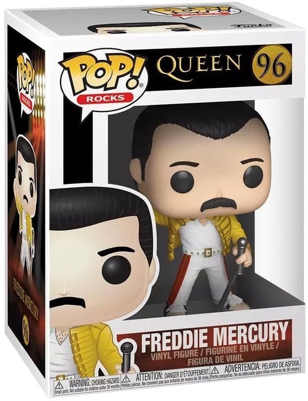 Коллекционная фигурка Funko POP Rocks: Queen - Freddy Mercury Wembley 1986 (889698337328) фото 2