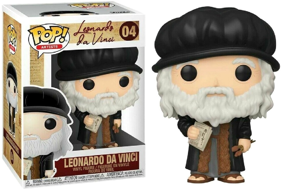 Колекційна фігурка Funko POP Artists: Leonardo Davinci (889698452519)фото2