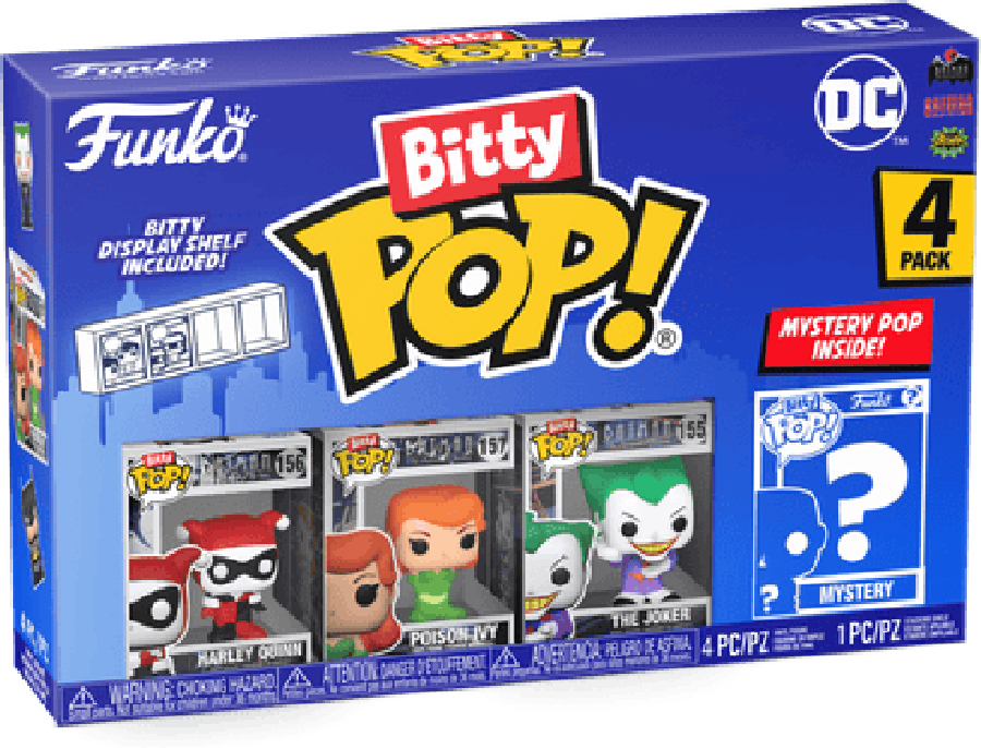 Колекційна фігурка Funko POP (Bitty): DC - Harley Quinn 4pk (889698713139)фото3