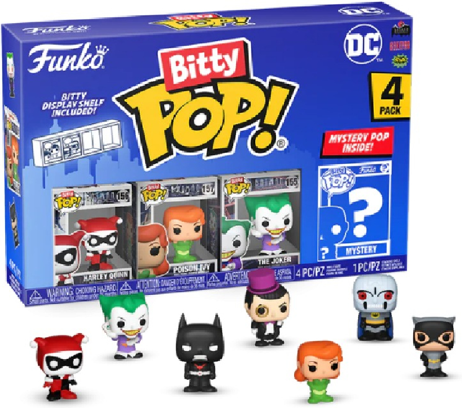 Колекційна фігурка Funko POP (Bitty): DC - Harley Quinn 4pk (889698713139)фото4