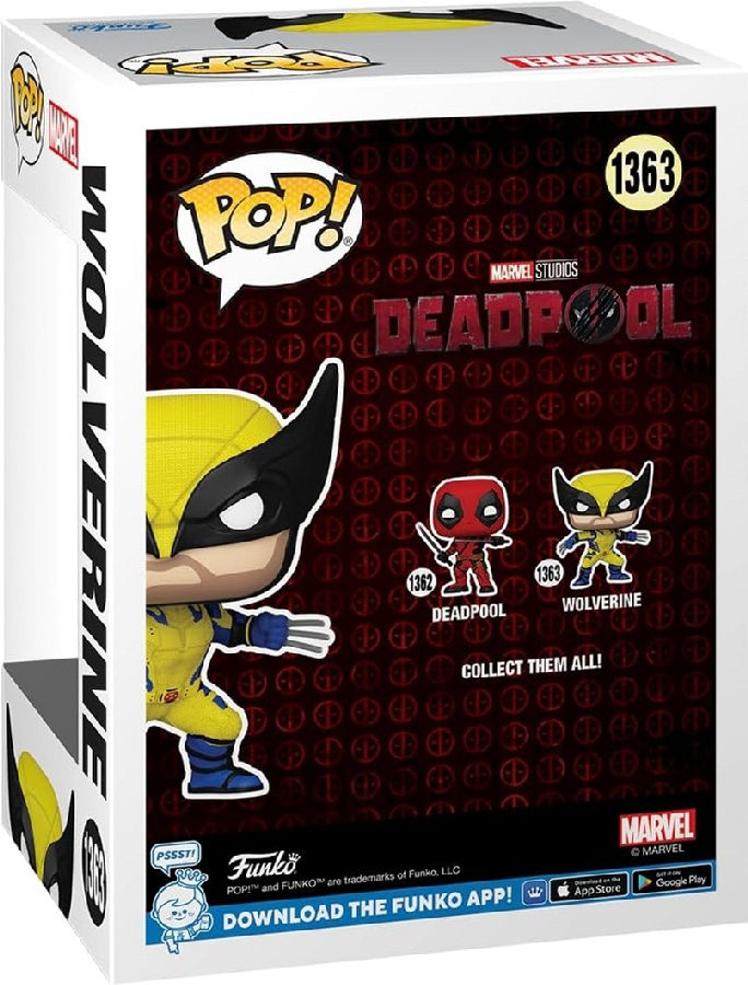 Колекційна фігурка Funko POP Marvel: Deadpool 3 - Wolverine (889698797672)фото3