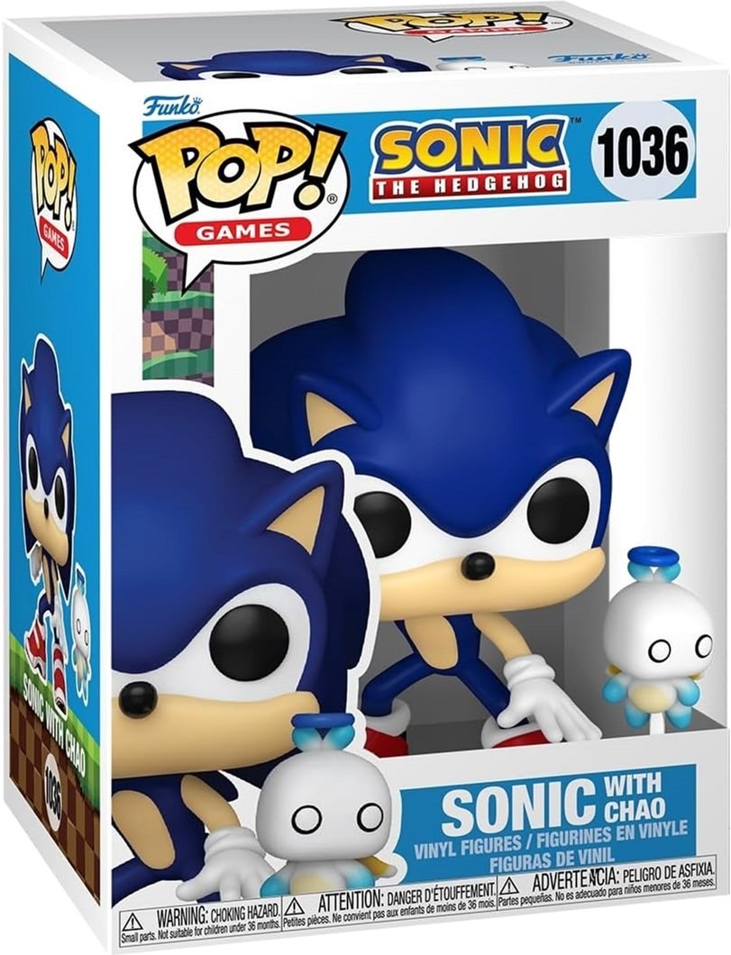 Колекційна фігурка Funko POP&buddy: Sonic - Sonic w/HChao (889698803090)фото2