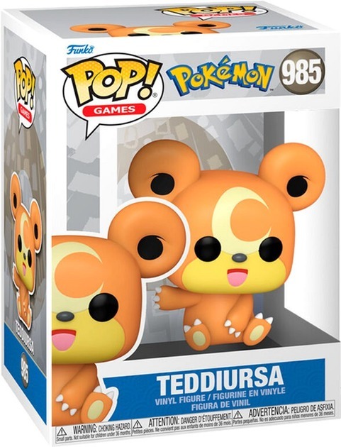 Коллекционная фигурка Funko POP Games: Pokemon - Teddiursa (889698709361) фото