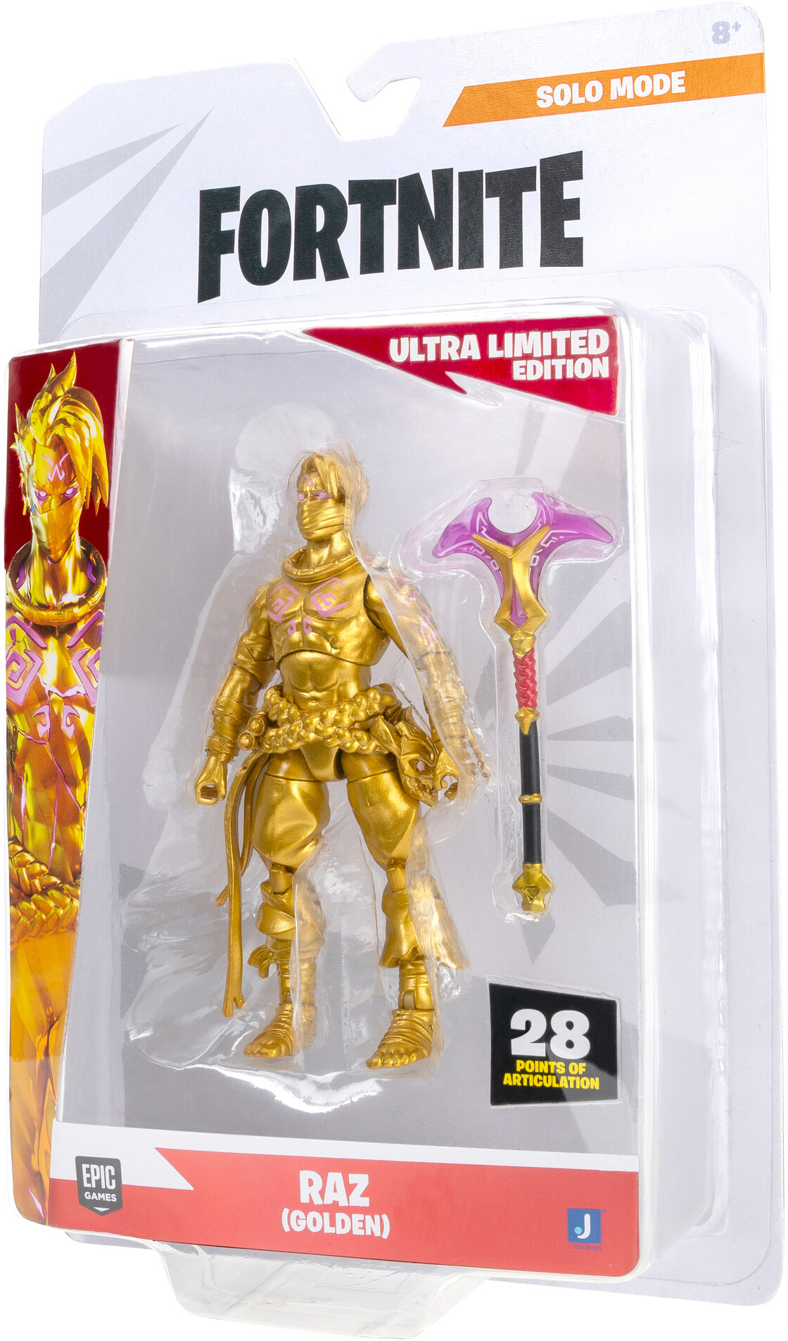 Колекційна фігурка Fortnite Solo Mode Raz, Golden, (FNT1361)фото18