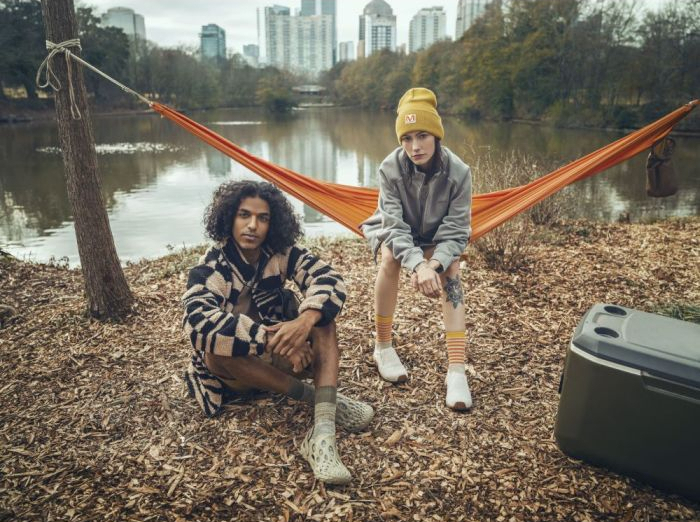 Сандали мужские Merrell Hydro Moc J003743 40 (7 US) черные/серые фото 