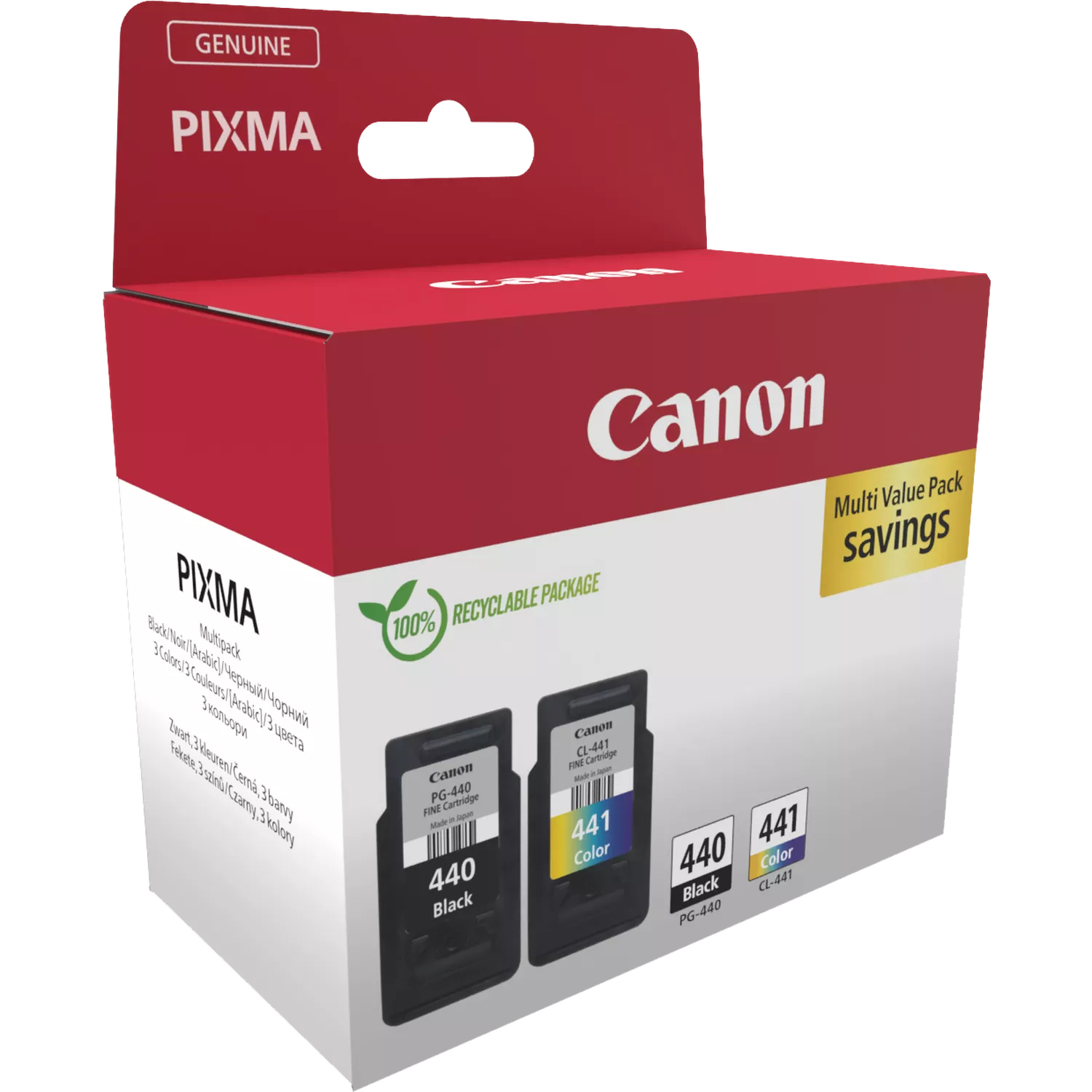 Картридж струйный Canon PG-440 Bk/CL-441 цв. Multi Pack фото 2