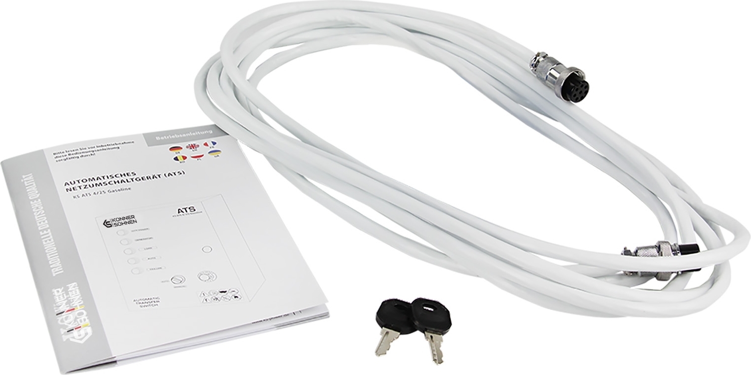 Блок АВР Konner&amp;Sohnen KS ATS 4/25 Gasoline, 230-400В, 5.75(11.5)кВт (KSATS4/25GASOLINE)фото