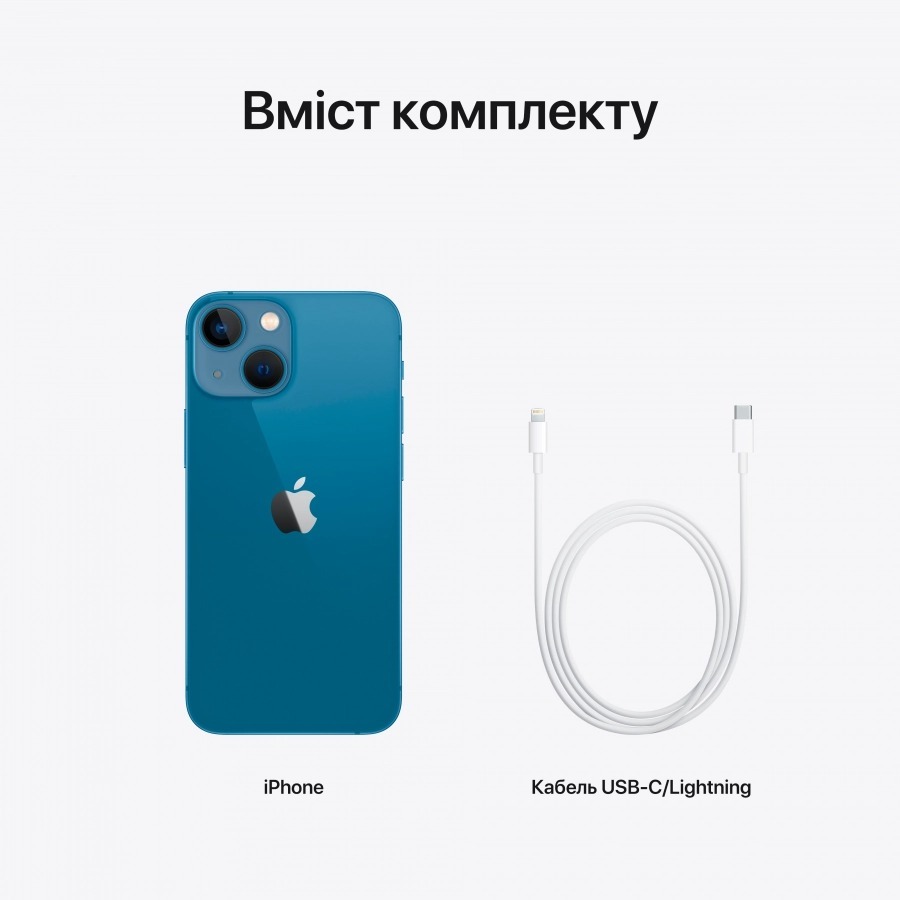 Смартфон Refurbished Apple iPhone 13 Mini 128Gb Blue (Ідеальний стан, A+)фото6