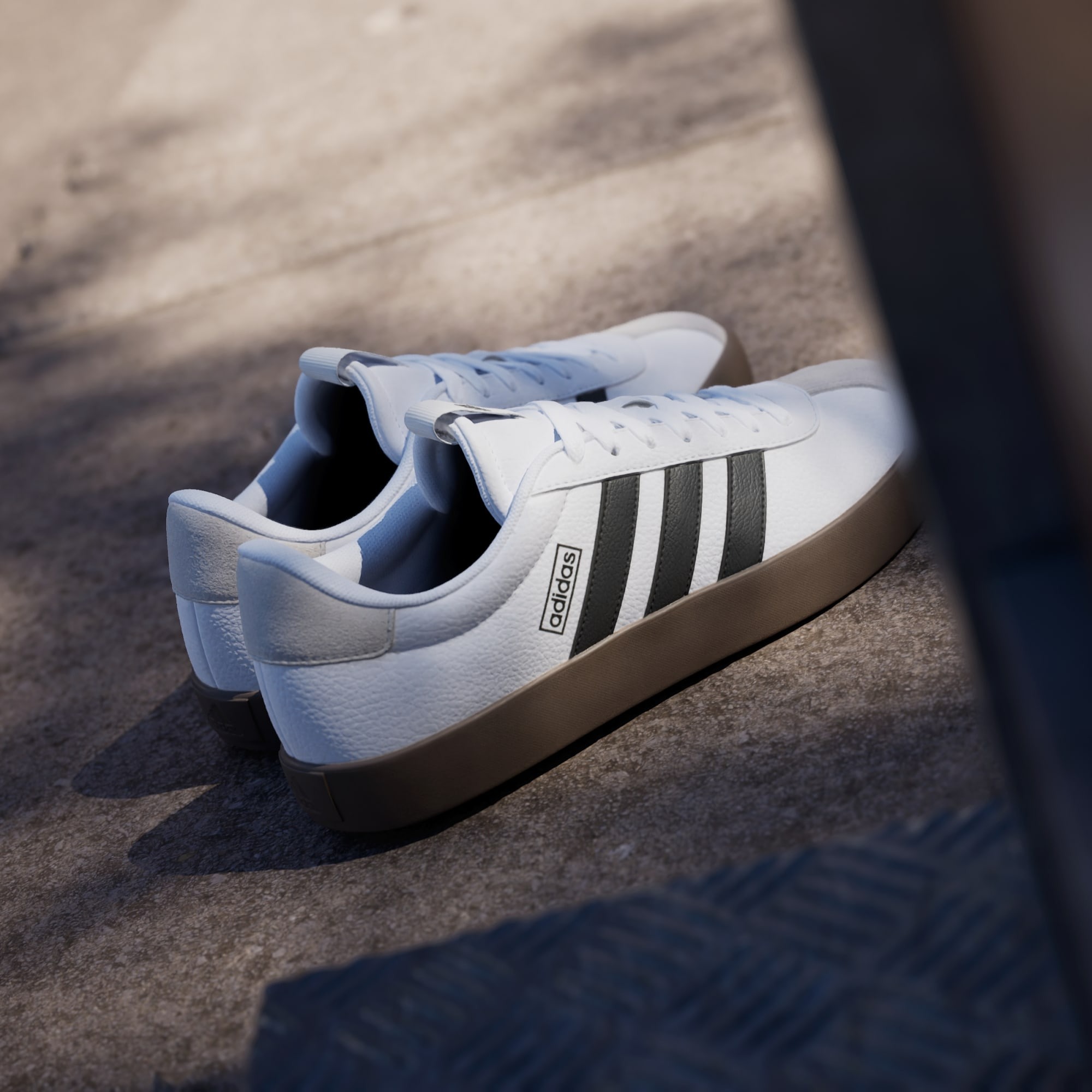 Кеды мужские Adidas Vl Court 3.0 ID6285 41 1/3 (7,5 UK) белые/черные фото 12