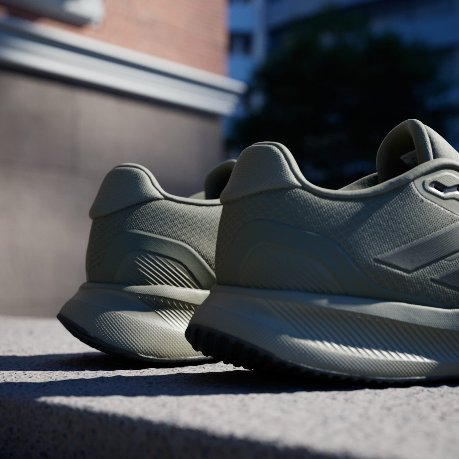 Кроссовки мужские Adidas Runfalcon 5 IE0525 41 1/3 (7,5 UK) оливковые фото15