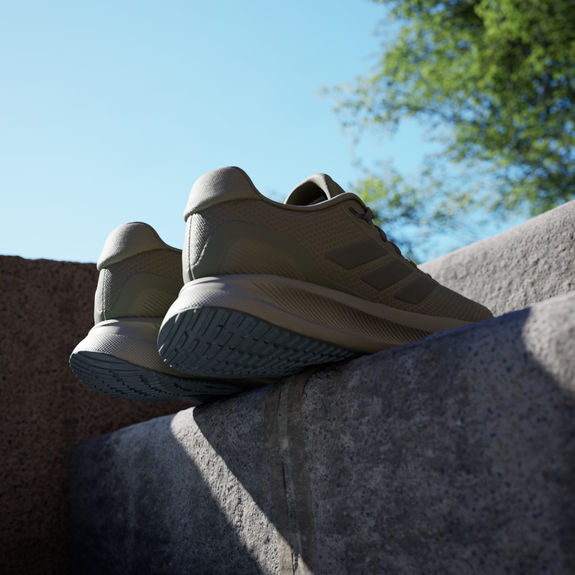 Кроссовки мужские Adidas Runfalcon 5 IE0525 41 1/3 (7,5 UK) оливковые фото16