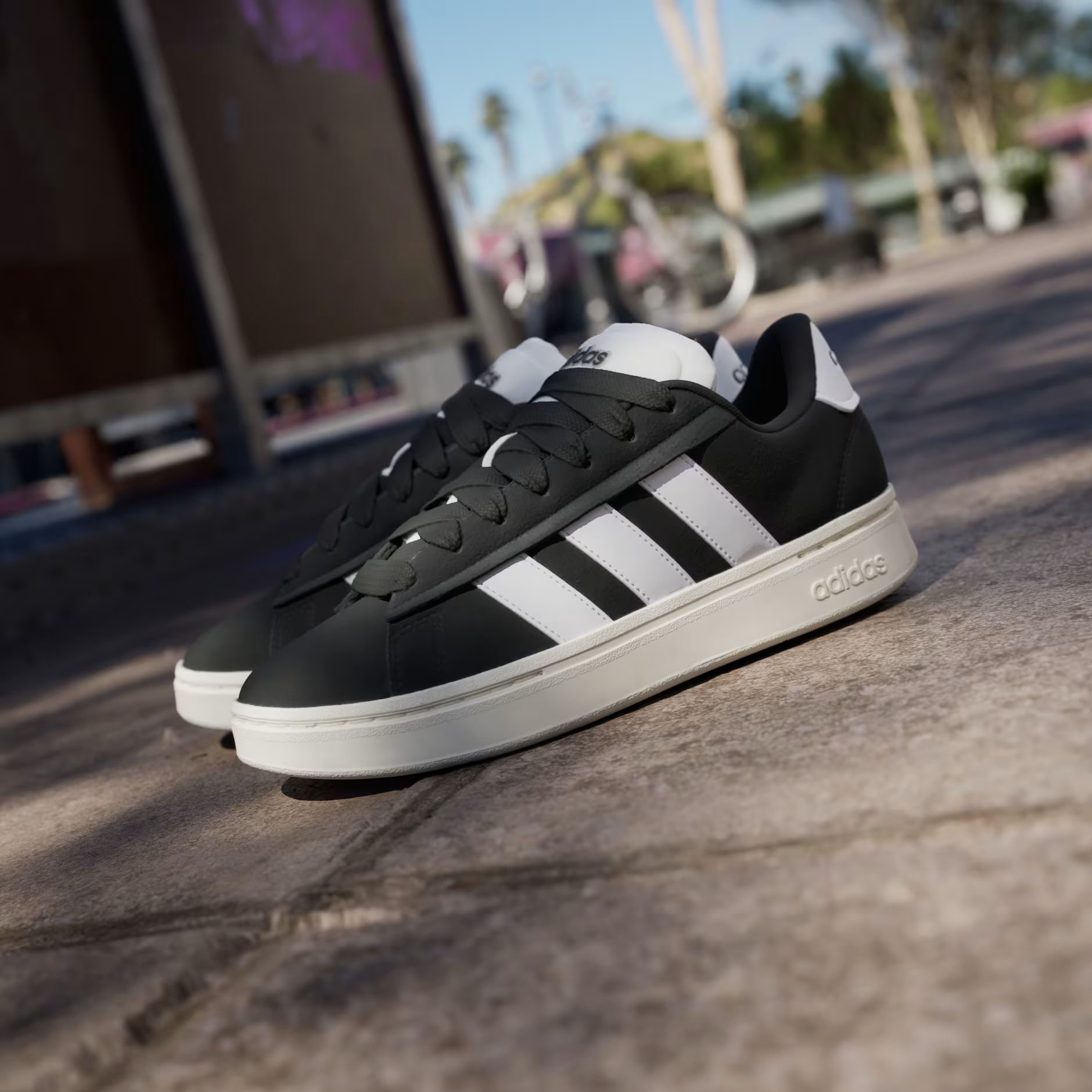 Кеды Adidas Grand Court Alpha 00s JH7235 38 (5 UK) черные фото 15