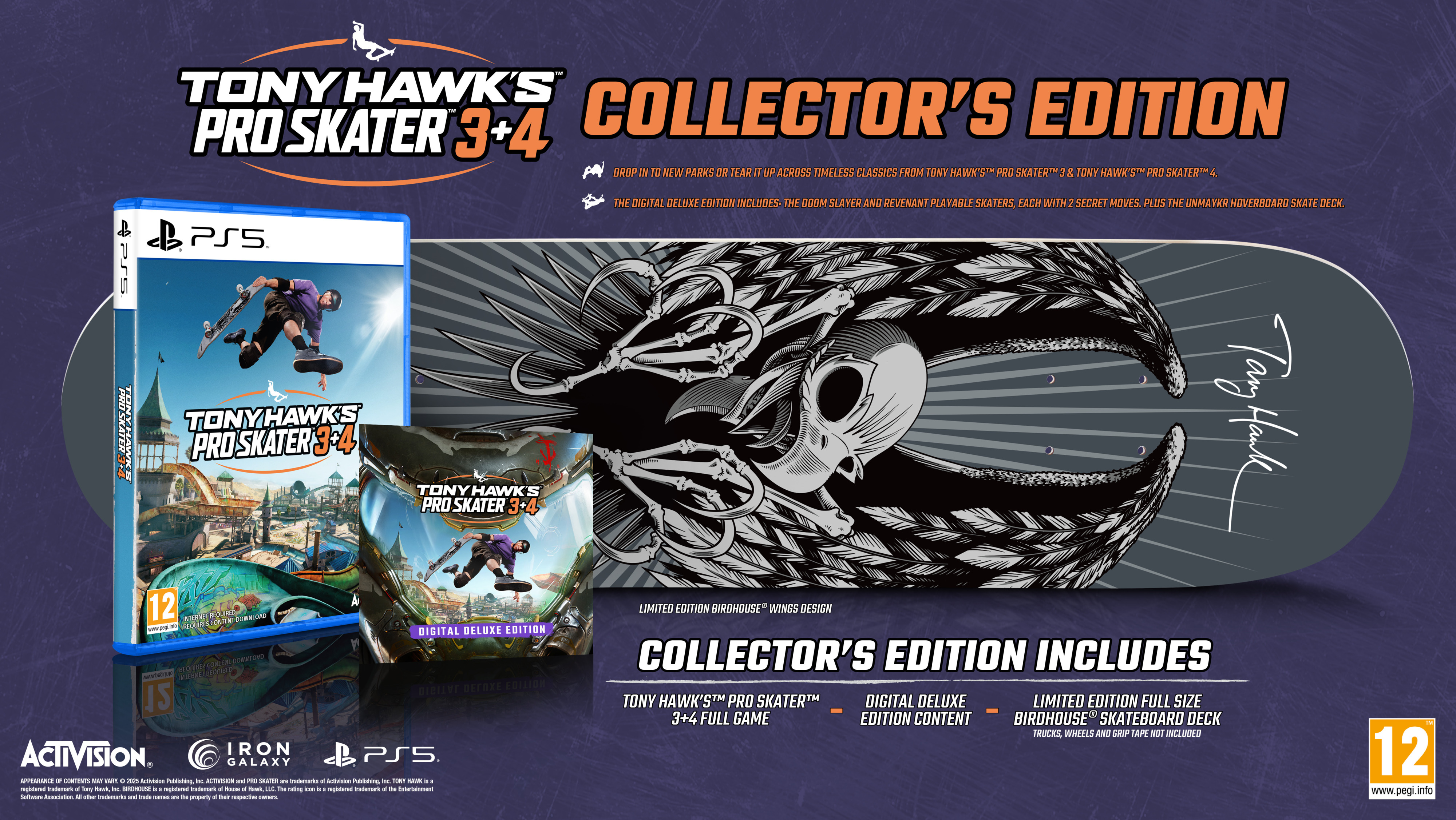 Игра Tony Hawk Pro Skater 3+4 Collector's Edition (PS5) фото 4