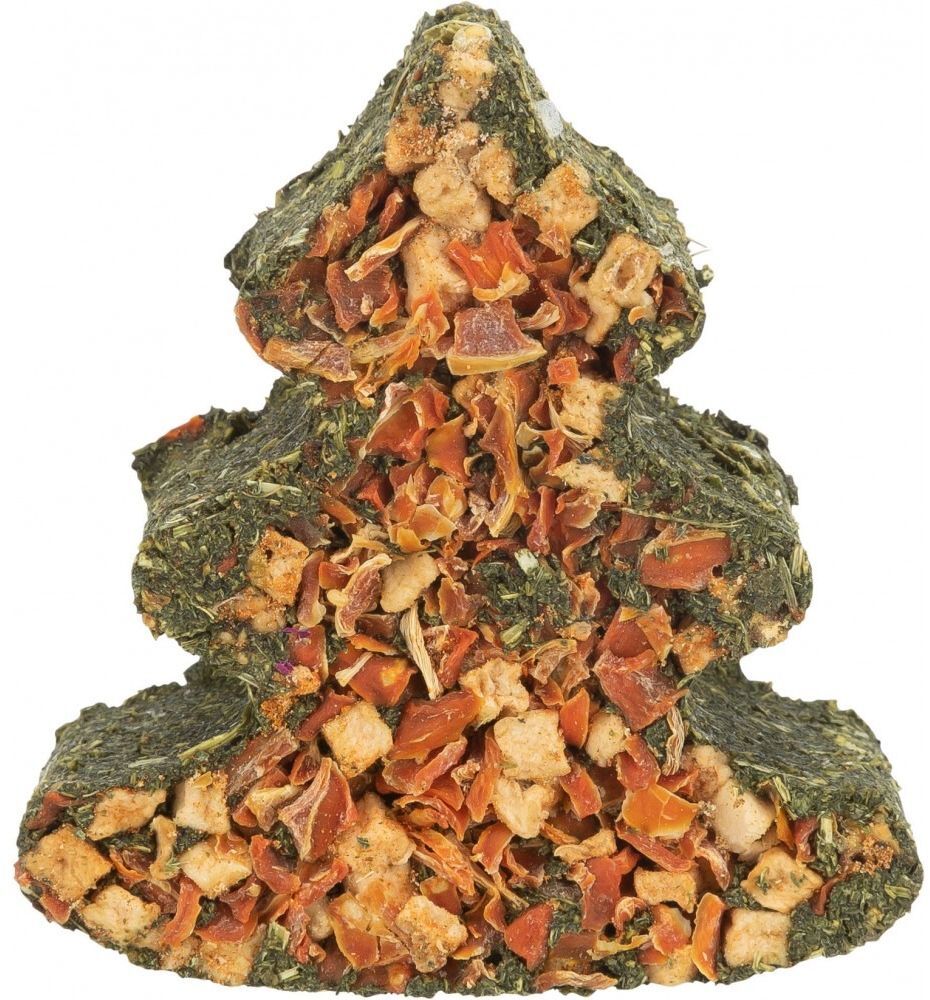 Лакомство для грызунов Trixie Рождественское дерево с морковью и цвет 90г фото 2