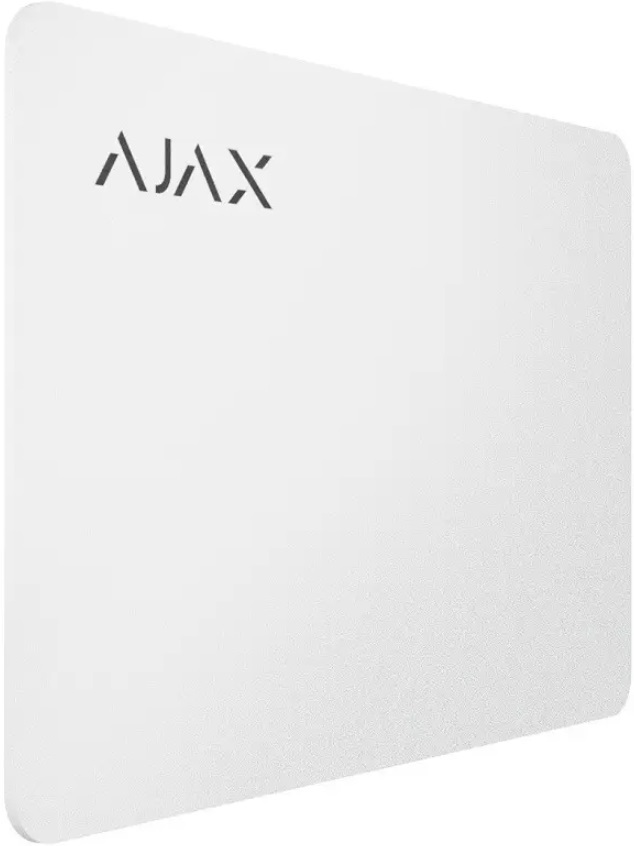 Картка Ajax Pass 1шт, Jeweler, безконтактна, білий (AP1PW)фото2
