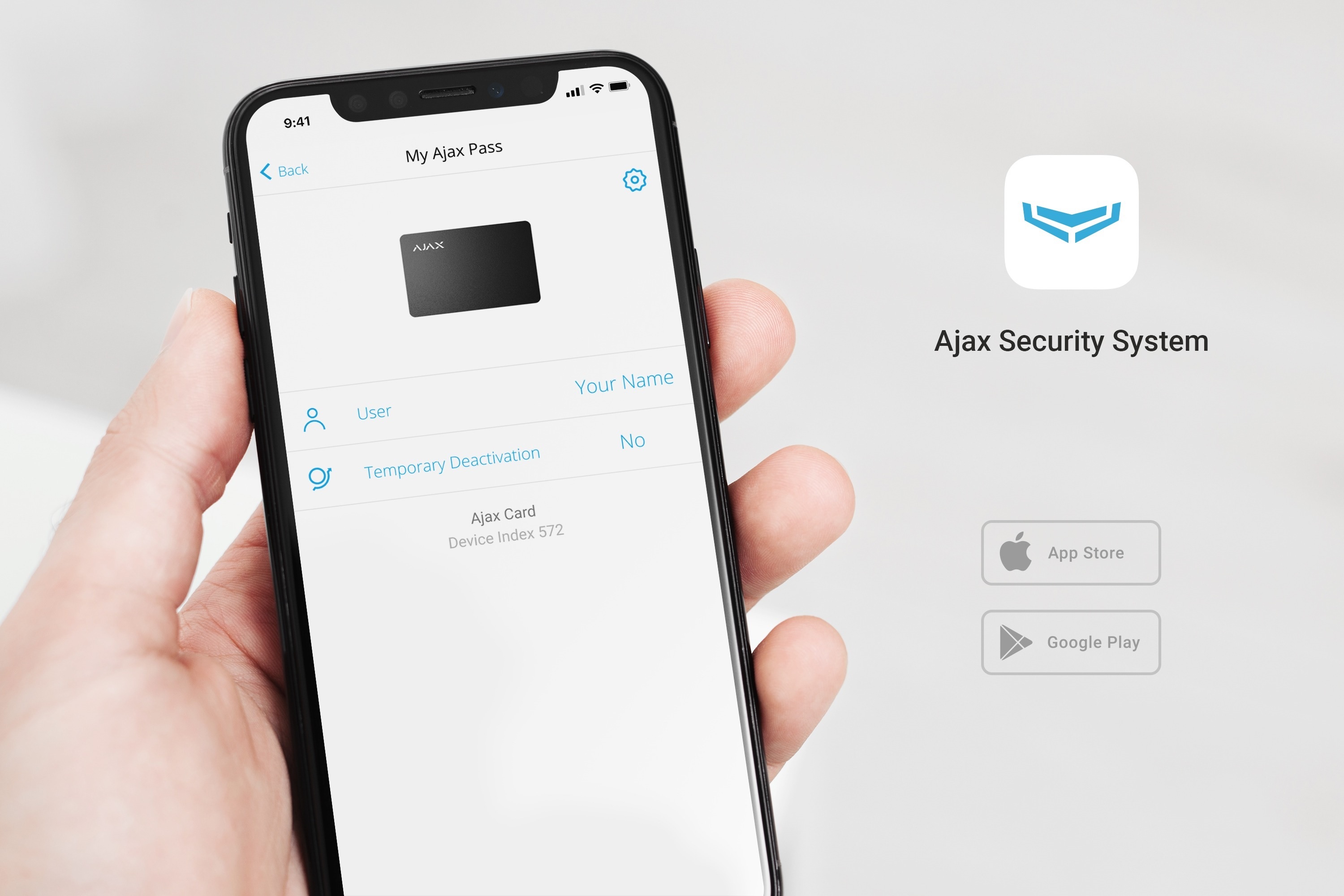 Картка Ajax Pass 1шт, Jeweler, безконтактна, чорний (AP1PB)фото5