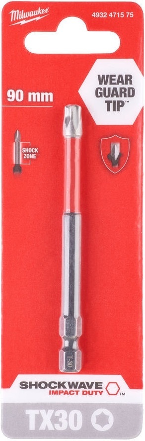 Біта Milwaukee Shockwave, Torx T30х90мм (4932471575)фото2