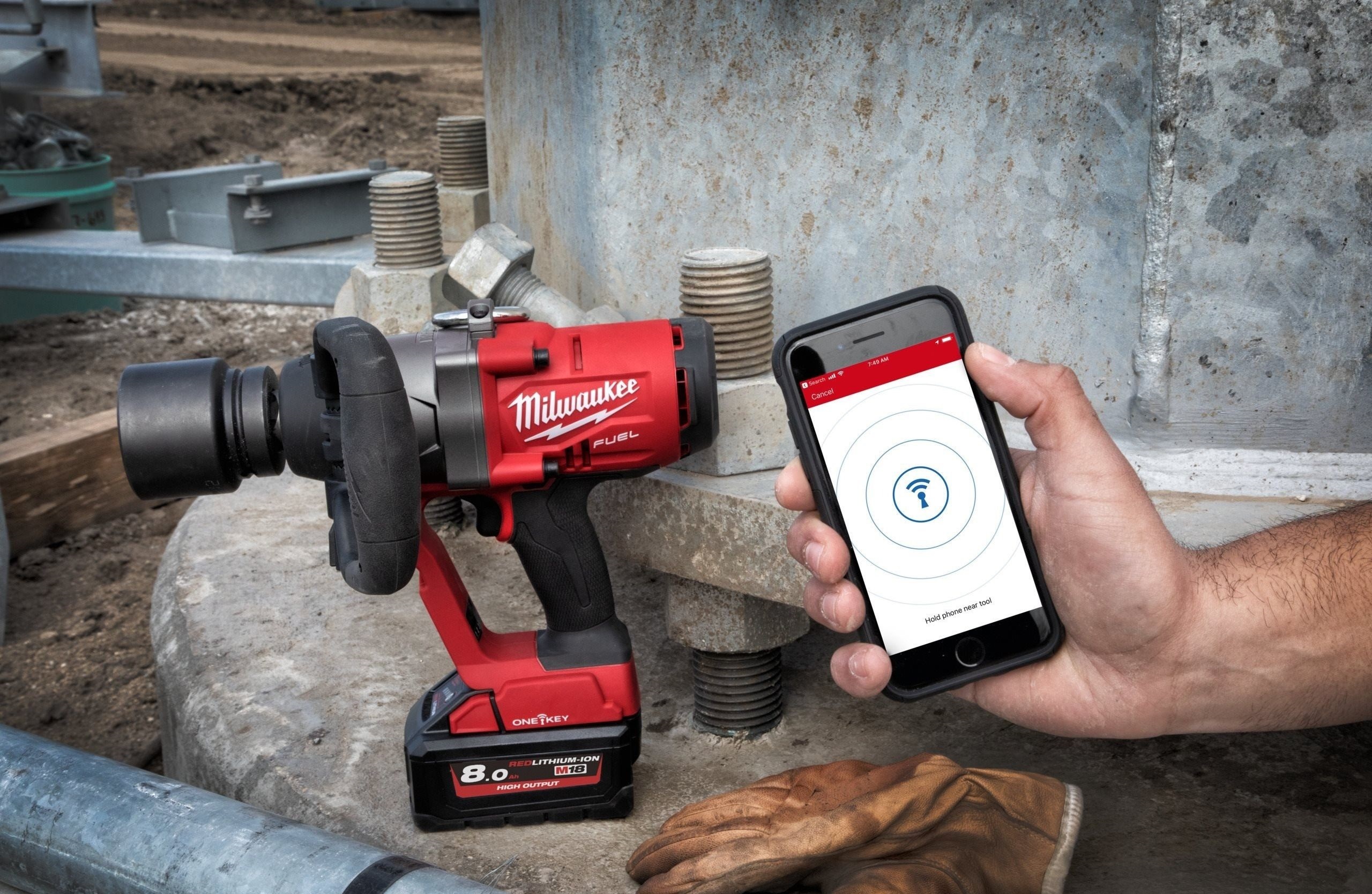 Гайковерт ударний акумуляторний Milwaukee M18 18В АКБ 2х8Аг (4933459733)фото9