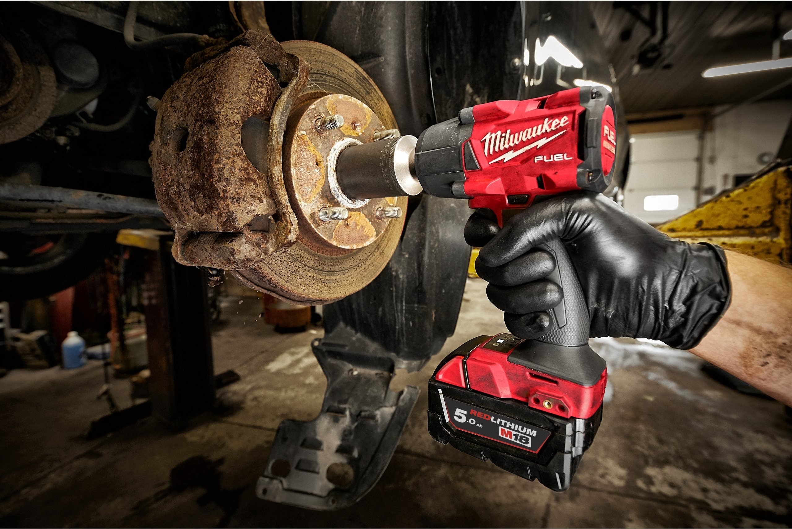 Гайковерт ударний акумуляторний Milwaukee M18 FMTIW2F12-502X 18В АКБ 2х5Аг (4933478450)фото6