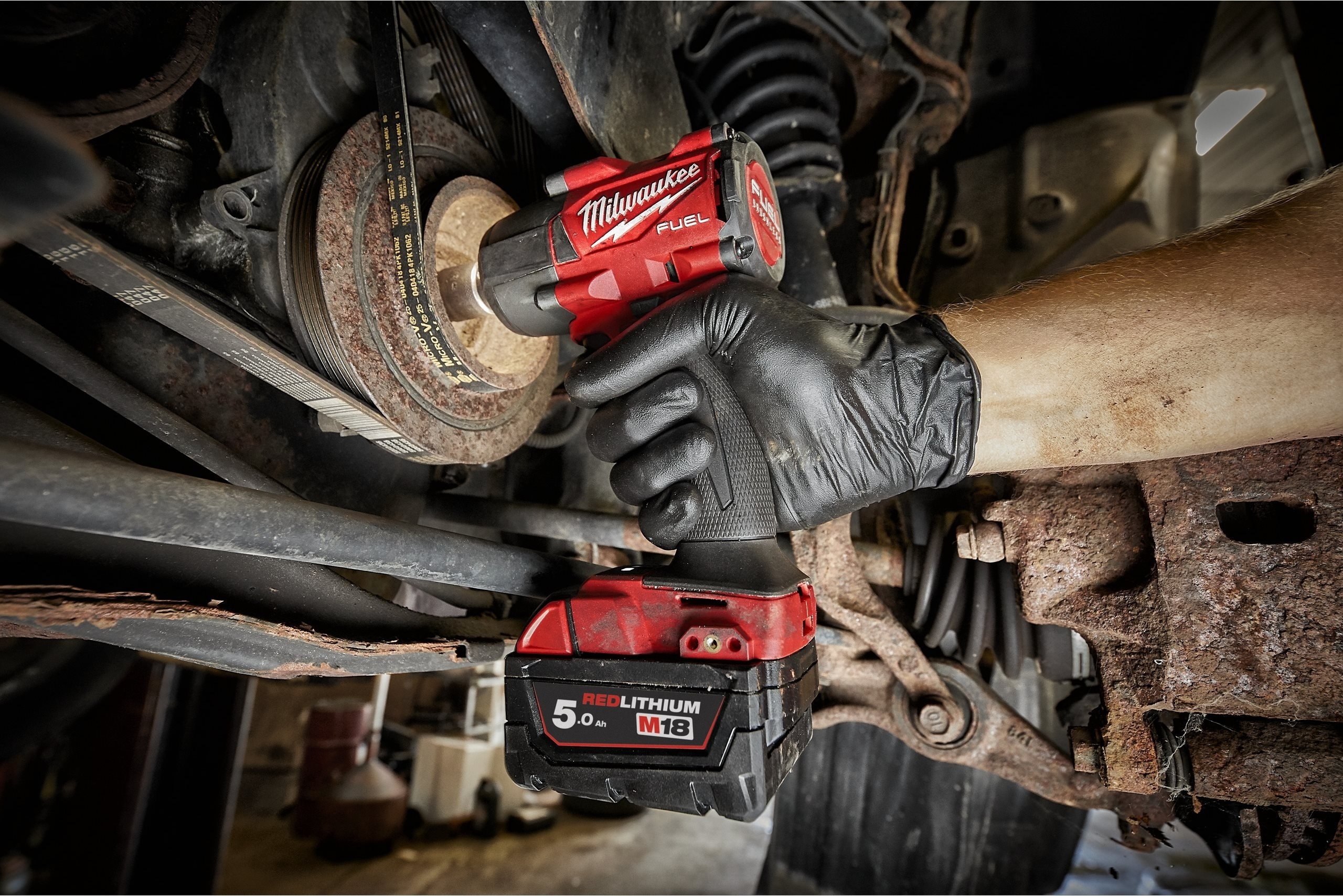 Гайковерт ударний акумуляторний Milwaukee M18 FMTIW2F12-502X 18В АКБ 2х5Аг (4933478450)фото7