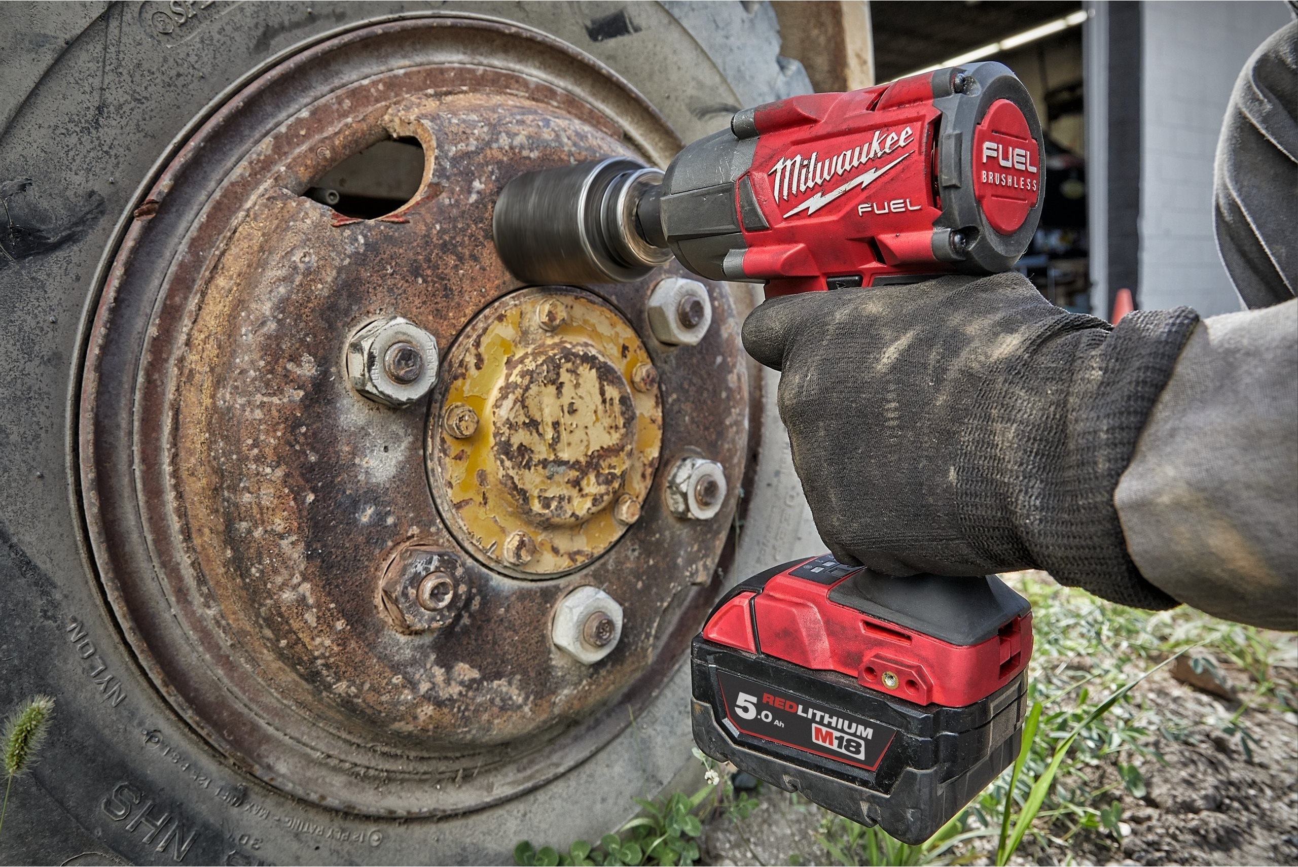 Гайковерт ударний акумуляторний Milwaukee M18 FMTIW2F12-502X 18В АКБ 2х5Аг (4933478450)фото8