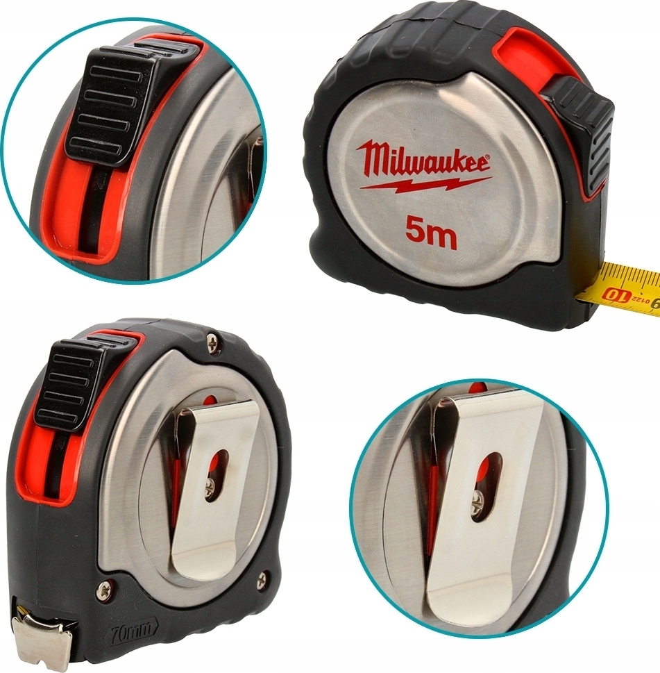 Рулетка Milwaukee C5/19, 5м, 19мм (4932451638) фото 