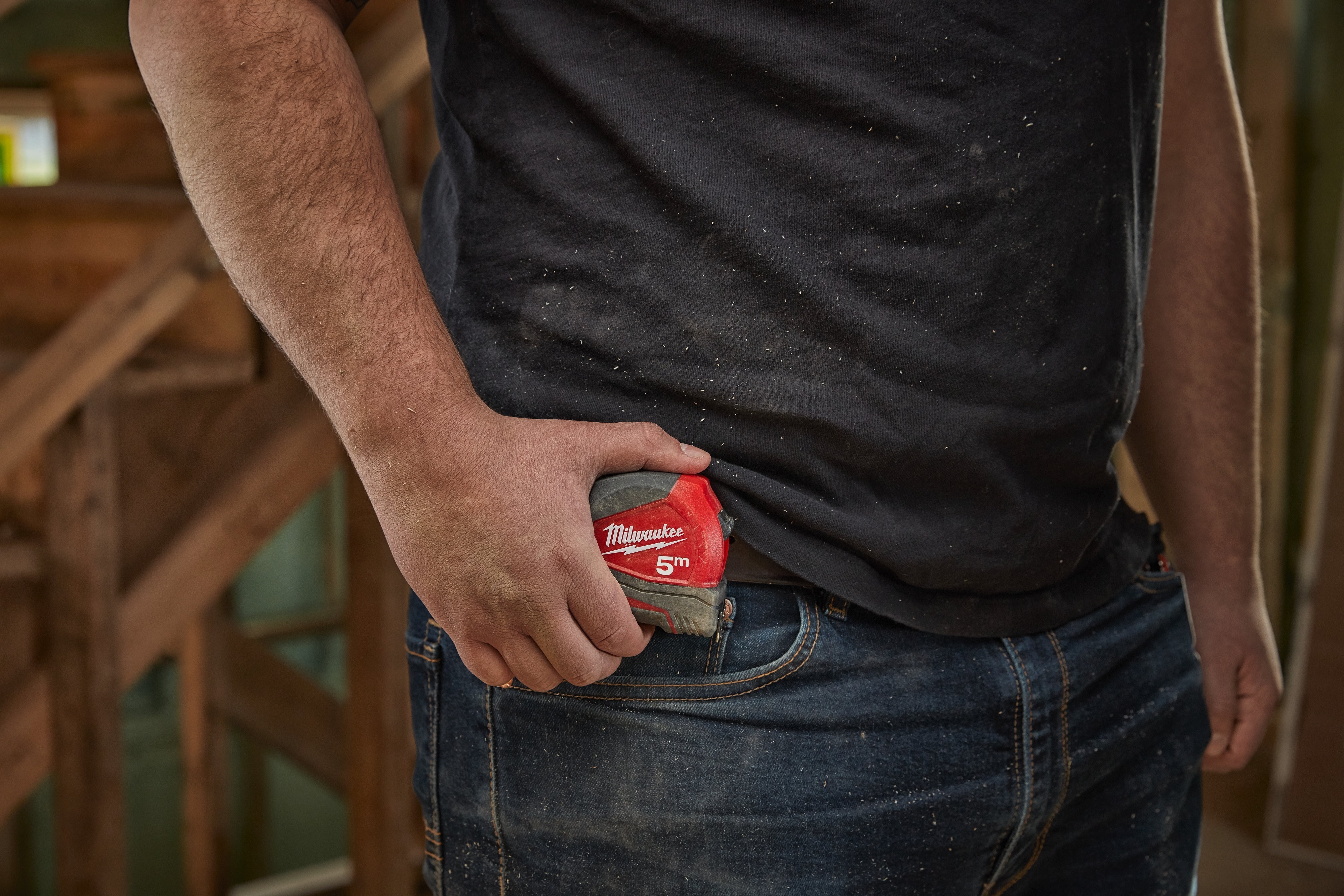 Рулетка Milwaukee Pro Compact, 5м, 19мм (4932459592) фото 5